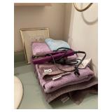 CHI SMART HAIR STRAIGHTENER, PURPLE, W/ TOWELS