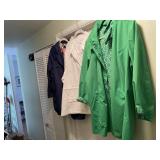 D&CO. & DENNIS BASSO JACKETS - GREEN RAINCOAT,