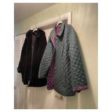 GALLERY WOMAN  2X FAUX FUR COAT - QUILTED JACKET