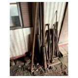 ASSORTED STEEL PIPE AND SCRAP METAL