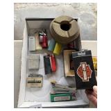 VINTAGE LIGHTERS, ZIPPO, BIC, CIGARETTE CASES