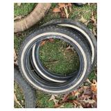 VINTAGE WHITEWALL TIRES AND 2 OTHERS