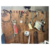 HD911 WRENCH AND OTHER CONTENTS OF WALL