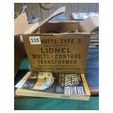 LIONEL MULTI-CONTROL TRANSFORMER TYPE S, 90 WATTS