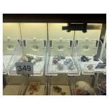 ASSORTED VTG PINS & BROOCHES. AND CAST-IRON