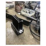 PITTSBURGH 28 PC. TRANSFER PUNCH SET.