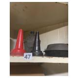 SCREW TOP OIL CAN SPOUTS/POURERS ; CANTEEN