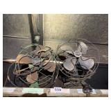 PERFLEX & EMERSON OSCILLATING FANS - 2 VTG