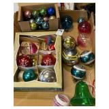 ASSORTED CHRISTMAS ORNAMENTS, DECORATIONS
