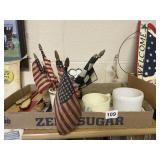 PATRIOTIC BARBER & SHAVING ACCESSORIES -