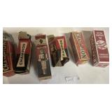 GROUP OF SPARK PLUGS IN ORGINAL BOXES