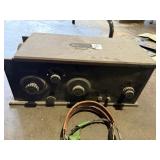 ANTIQUE RADIO ACE PRODUCTS RADIO IN OAK CABINET