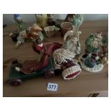 ASSORTED CHRISTMAS FIGURINES - SANTA, ANGELS,