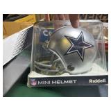 RIDDELL NFL MINI HELMET - DALLAS COWBOYS, SILVER