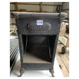RADIA CAST IRON STOVE - WOOD BURNING, VINTAGE,