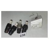 CHAMPION SPARK PLUGS - QTY 4, ASSORTED TYPES,