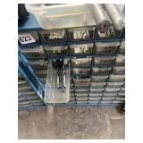 FRACTIONAL AND LETTER DRILL BITS IN ORGANIZER