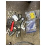 ASSORTED FARM EQUIPMENT PARTS - METAL BLADES,