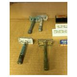VINTAGE SHAVING RAZOR COLLECTION - MULTIPLE