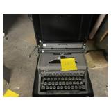 ROYAL QUIET DELUXE PORTABLE TYPEWRITER, GRAY
