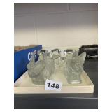 GLASS DOG CANDY CONTAINERS