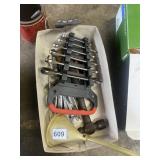 ASSORTED HAND TOOLS - WRENCHES, HEX KEY SET,