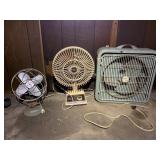 VINTAGE ELECTRIC FANS - THREE PIECES INCLUDING