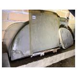 VINTAGE CAR DOOR GLASS