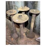 MODEL T REAR AXLE HOUSINGS, 2 LEFT, 2 RIGHT