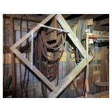 AIR HOSES, BELTS FOR MOTOR PULLEYS, CLOTHES LINE