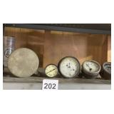 VINTAGE GAUGES & METERS - ASSORTED DIAL