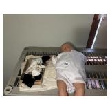 REALISTIC BABY DOLL W/ CLOTHING & CRIB.