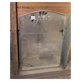 HOMART BATHROOM CABINET - METAL W/ MIRRORED DOOR,