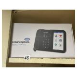 CLEAR CAPTIONS BLUE CAPTIONED TELEPHONE - BLACK