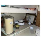 VINTAGE KITCHEN ASSORTMENT -CANISTER W/ LID,