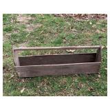 WOODEN TOOL TRAY - W/ HANDLE, VINTAGE FARMER