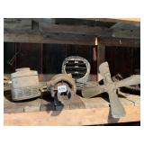 INDUSTRIAL CAST IRON PUMP PARTS, APPROX 4 PIECES