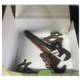 VINTAGE PLUMBING PIPE WRENCHES - ASSORTED SIZES,