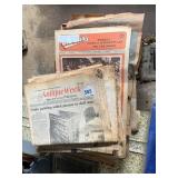 VINTAGE NEWSPAPER & MAGAZINE COLLECTION - ANTIQUE