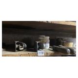 HAND PLANES, SOLDERING IRONS WITH SOLDER AND FLUX,