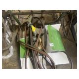 WELDING CABLE W/ CLAMPS, TORCH HEAD, GROUND ROD.