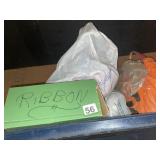 ASSORTED RIBBON - WHITE, PINK, AND ORANGE