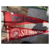 VINTAGE SCHOOL PENNANTS - WEIR HIGH &