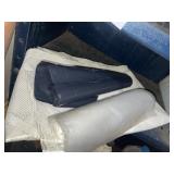 ASSORTED PLASTIC SHEETING & ROLLS - CLEAR & BLACK
