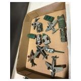 VINTAGE MIDGE TOYS MILITARY AIRCRAFT & VEHICLE