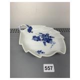 ROYAL COPENHAGEN LEAF DISH 7.5IN