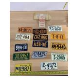 WHEATIES MINIATURE LICENSE PLATES.