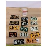 WHEATIES MINIATURE LICENSE PLATES.