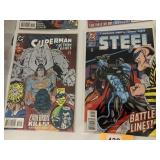 DC COMICS SUPERMAN STEEL COMIC BOOKS.