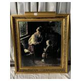 BERNARD POTHAST 'THE FIRST FITTING' FRAMED PRINT